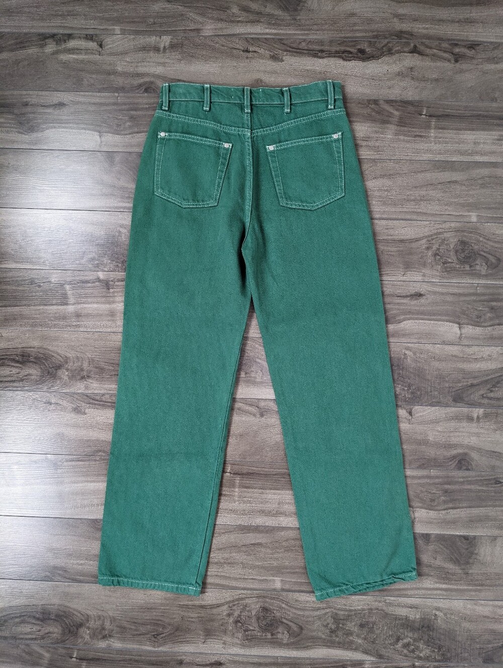 Reformation Women's Jeans Cowboy High Rise Straight Jeans Green Size 28 - Picture 2 of 12